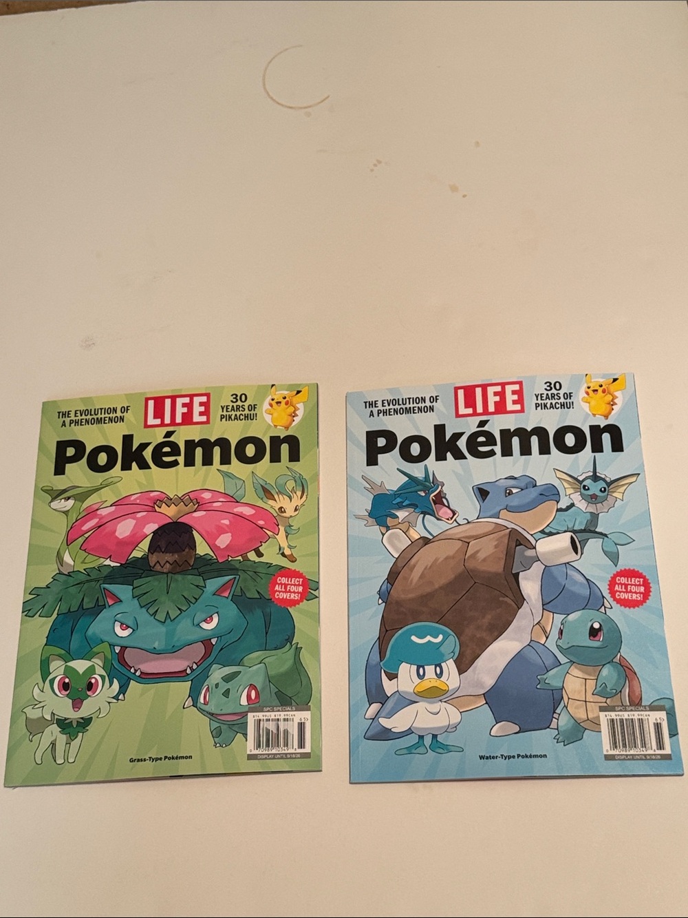 Pokémon Special Edition Magazine - Green & Blue Covers